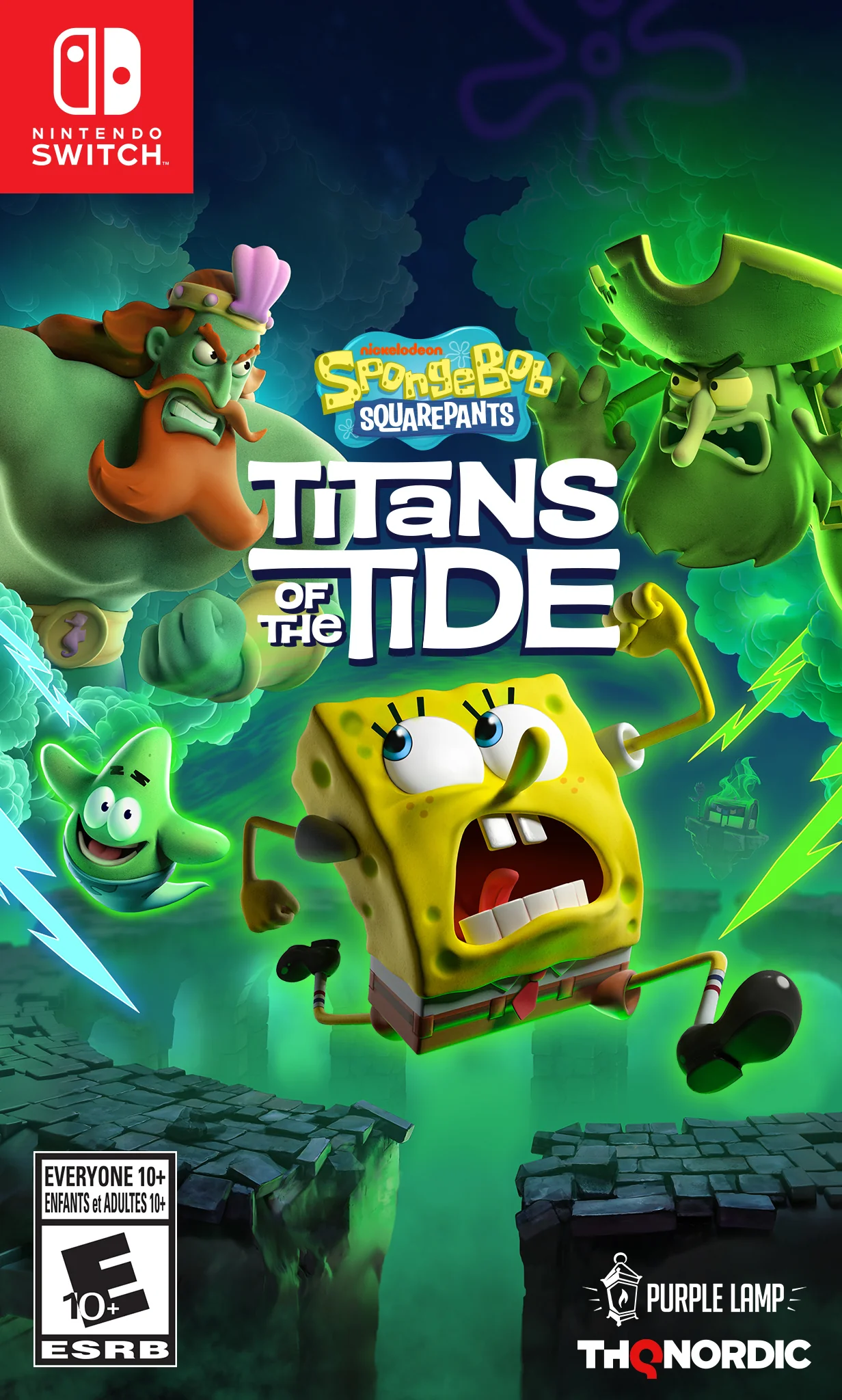 SpongeBob SquarePants: Titans of the Tide Box Art
