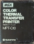 Sanyo Color Thermal Transfer Printer Box Art