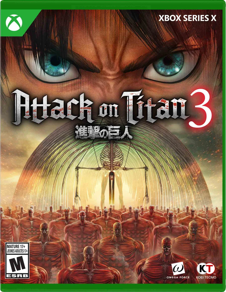 Attack on Titan 3 Box Art